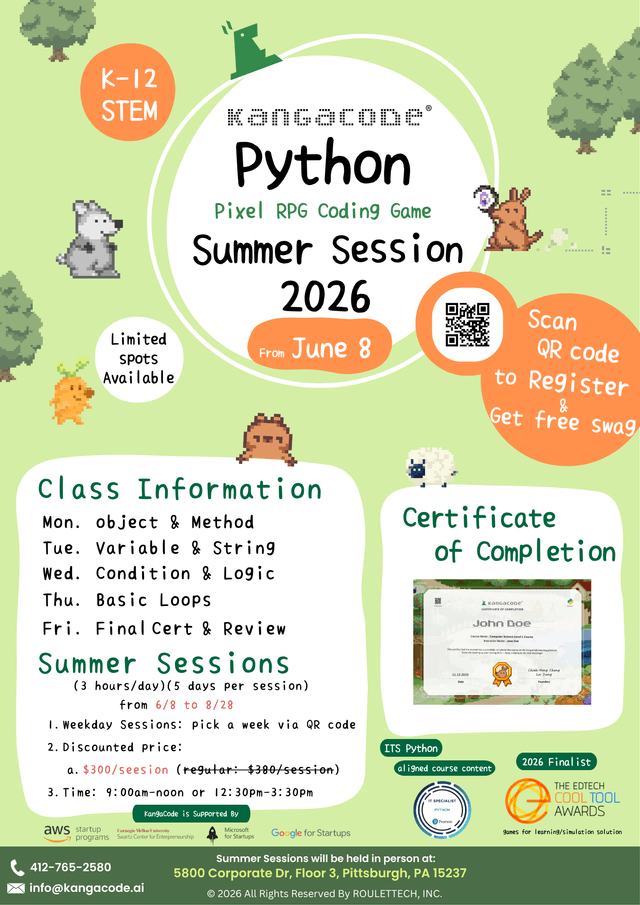 Pittsburgh Python Summer Session 2026